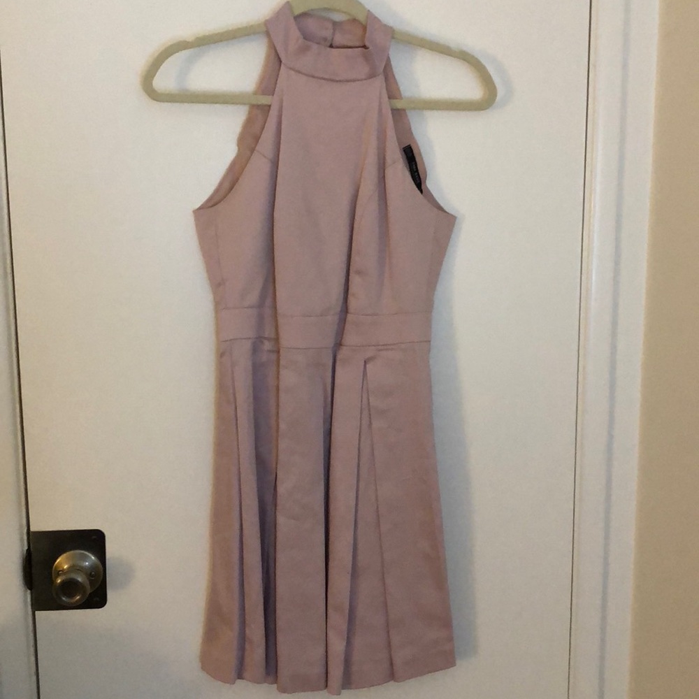 zara pink dress